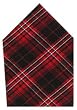 Durable Hand Woven 100% Cotton Red Plaid Napkins 22x22 Inches Set of Six