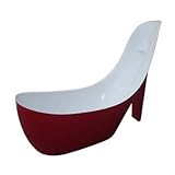 ハイヒール型　バスタブ〔置き型・浴槽・お風呂〕レッド　 INK-0202004Ｈ