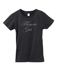 Flower Girl Rhinestone Youth T-Shirt