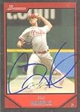 Cole Hamels, Philadelphia Phillies Autographed Card