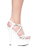6 Heel Strappy Sandal. by Ellie