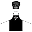 Atlanta Falcons NFL Barbeque Apron and Chef's Hat