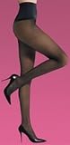 Commando Premier Sheer with Back Seam Tights Legwear Small Black