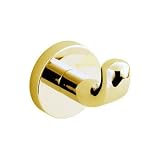 Cifial 495.545.605 Polished Brass Bathroom Robe Hook