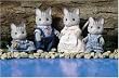 Calico Critters Fisher Cat Family
