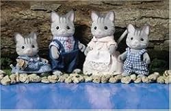 CALICO CRITTERS FISHER CAT FAMILY