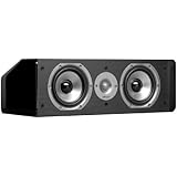 Polk Audio CS10 Center Channel Speaker (Single, Black)