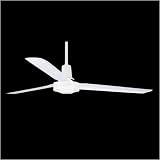 Emerson Ceiling Fans HF956WW 56 Heat Industrial Ceiling Fan in Appliance White with Optional Contr