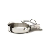 All Clad Stainless Steel 4-Quart Brown and Braise Pan