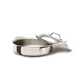 Buy All Clad Stainless Steel 4-Quart Brown and Braise Pan now!