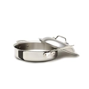 All Clad Stainless Steel 4-Quart Brown and Braise Pan by All-Clad