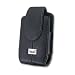 Leather Pouch Protective Carrying Cell Phone Case for HTC Google Nexus One / LG Quantum AT&T / Motorola Devour / Samsung Behold II T939 T-Mobile Omnia II i8000 Omnia 2 i920 / Sidekick Slide / Sony Ericsson Xperia X10 / TerreStar Genus - Black