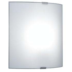 Eglo 84028A Grafik, Chrome Frosted Opal, 1-Light Wall Light Fixture by Eglo