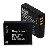 3.7v 1150 mAh Dark Blue Digital Camera Battery for Panasonic Lumix DMC-FX3EG