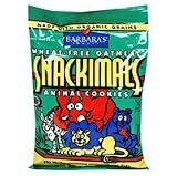 Barbara`s Bakery Organic Snackimals Animal Cookies Oatmeal -- 2.125 oz Each / Pack of 18