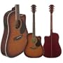 Carlo Robelli W4103FCS Acoustic Electric Guitar (Flame Coffee Burst)