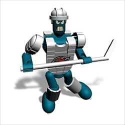 Ice Hockey Player (Teal)