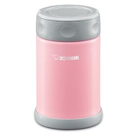 Zojirushi SW-EAE50PA Stainless Steel Food Jar, 17 ounce, Pink