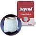 Depend Fitted Brief with EasyGrip Tapes, Medium - 80 ea
