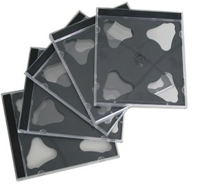 Childrens Toyshop  Computer : LINDY Double CD Case, 5 Pack