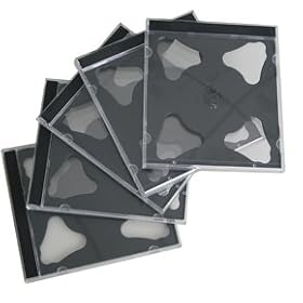 LINDY Double CD Case, 5 Pack