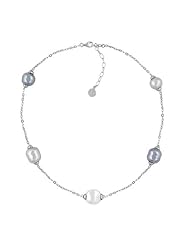 Majorica Pearl and Chain Necklace