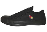 Converse Chuck Taylor All Star Lo Top Black Monochrome Illinois State University Mascot Canvas