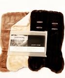 Minimink Ultra Soft Faux Fur Pram Baby Stroller Liner - Milk