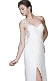 IMAGE OF La Femme 16771, One Shoulder Silk Chiffon Gown