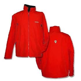 Ferrari Red Fleece Lined Jacket by Ferrari