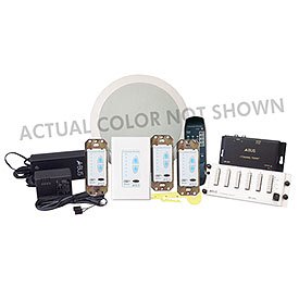 Channel Vision AB-901IA 4 Zone A-BUS Audio Kit with Speakers - Ivory