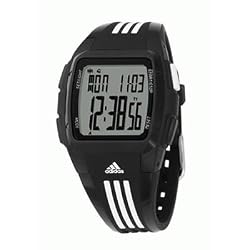 Adidas Women's DURAMO ADP6003 Black Polyurethane Quartz Watch with Grey Dial