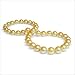 10x12mm Round Golden South Sea Pearl Necklace
