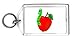 Keychain with apple, worm