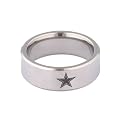 NFL Titanium Logo Ring - Cowboys