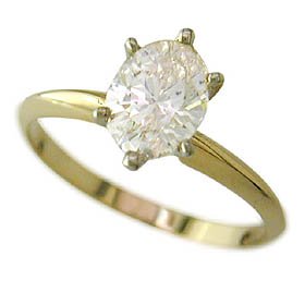 .50ct oval cut diamond solitaire