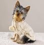 NATURAL - MEDIUM - Pure Wool Sweater - FASHIONABLE DOG SWEATER -