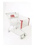Vintage Metal Shopping Cart Photographic Poster Print, 18x24