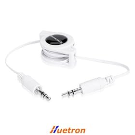 Headphone Stereo Adapter 3.5mm for Apple Iphone PDA - White