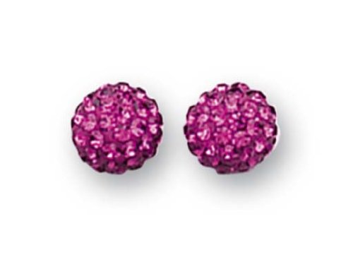 Damen-Ohrstecker Sterling-Silber 925 SE5311/Fushia Preisvergleich