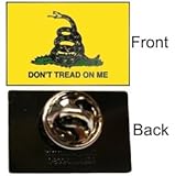 Gadsden Lapel Pin - Brass -Don't Tread On Me