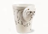 Perserkatze handgemachte Kaffeetasse (10cm x 8cm)