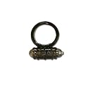 Orion 562211 Silicon Cockring,  Schwarz-transparenter Silikon-Penisring (&Oslash; sehr dehnbar) mit integriertem Mini-Vibrator inkl.Batterien