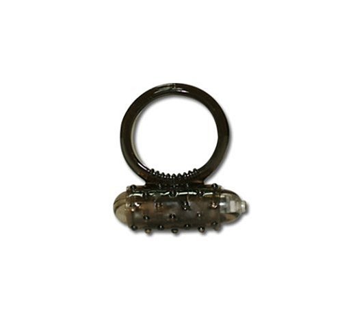 Produkt-Bild: Orion 562211 Silicon Cockring,  Schwarz-transparenter Silikon-Penisring (&Oslash; sehr dehnbar) mit integriertem Mini-Vibrator inkl.Batterien