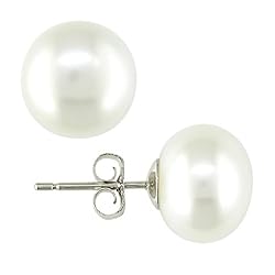 7.5-8mm High Luster Cultured Pearl Stud Earrings