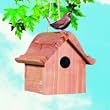 Perky Pet 50301 Wren Home Cedar Birdhouse