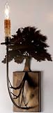 LAMPS BEAUTIFUL Rustic Lodge Oak Tree Wall Sconce by Meyda Tiffany--Excellent customer service--see our feedback.