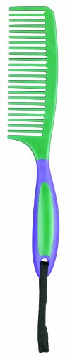Conair Equine FX Mane and Tail Comb, Equine Professional Grooming, Green/Purple