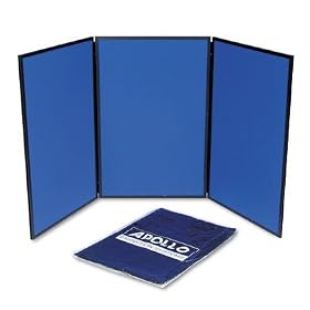 Apollo NOBO ShowBoard Presentation System For Tabletop or Floor Display, 3-Panel ShowBoard by Business Presentation Supplies