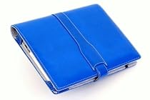 M-edge Genuine Leather Executive Jacket for Amazon Kindle 1 (Smooth Sapphire Blue)
